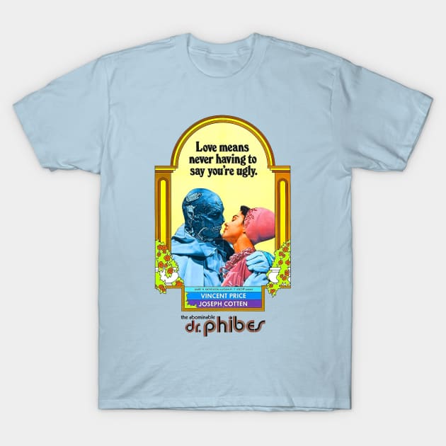 The Abominable Dr Phibes Movie Poster T-Shirt by Pop Fan Shop